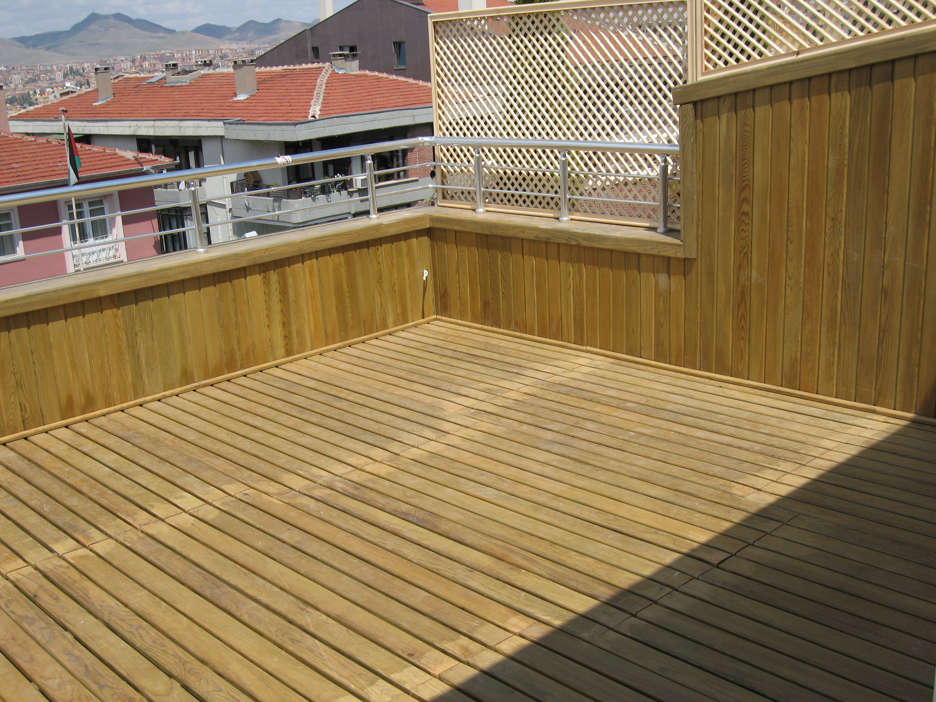 Teras Çatı Deck Kaplaması