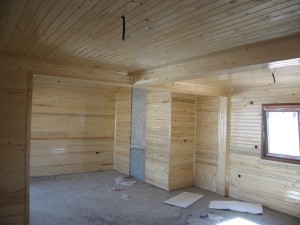 Ahşap Ev Şömine Bölümü