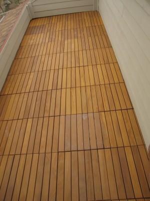 Ahşap Ev Balkon Deck