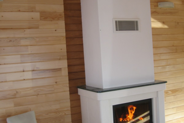 Ahşap Ev Şömine Yapımı