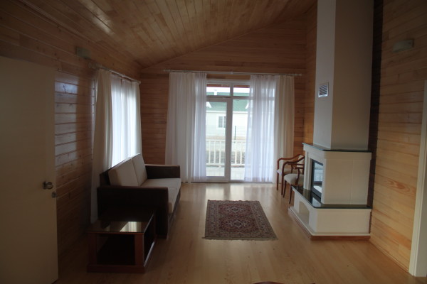 Ahşap Ev Kazanlı Şömine