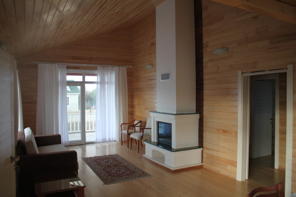 Şömineli Ahşap Ev Ankara