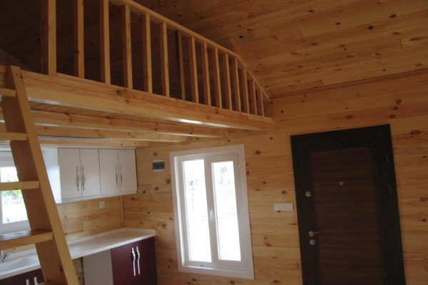 ahşap ev duvar işçiliği