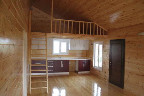 ahşap ev mutfak tasarımı